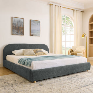 Qualicum Curved Headboard Storage Bed