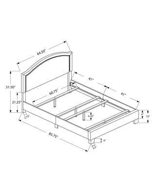 Solid Wood Queen Bed