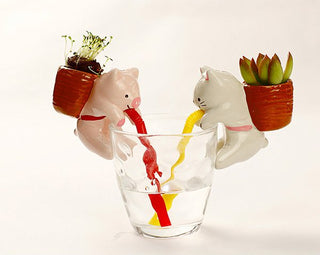 Animal Self Watering Sprout Straw