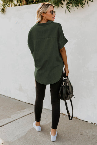 Marlowe Relaxed Button-Up Shirt