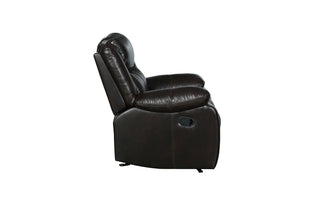 Faux Leather Reclining Sofa