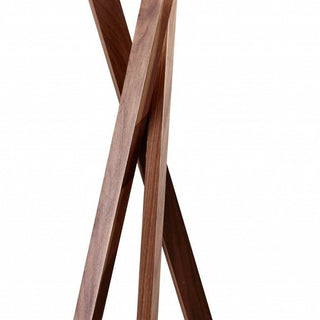 63" Solid Wood Tripod Floor Lamp
