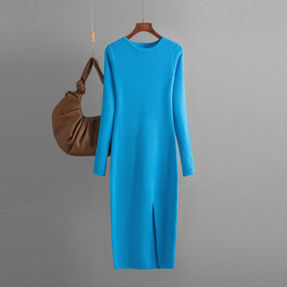 Elara Backless Knit Dress