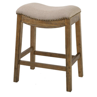 Counter-Height Saddle Bar Stool