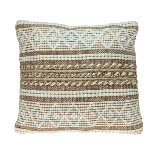 Linen Jute Throw Pillow