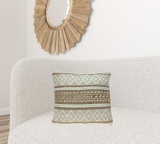 Linen Jute Throw Pillow
