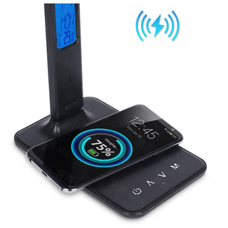 3 in 1 Lamp With Phone Charger, Clock And Thermostat