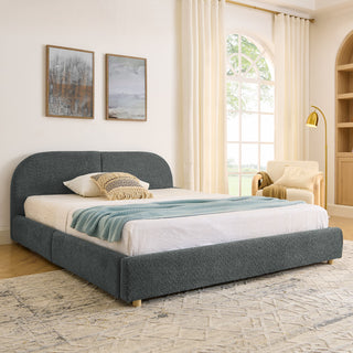 Qualicum Curved Headboard Storage Bed