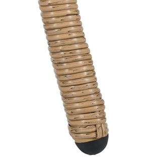 3-Piece Outdoor Rattan Patio Set with Cushions