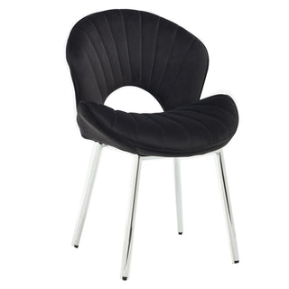 Modern Hollow-Back Upholstered Chair