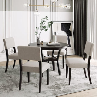 5-Piece Round Dining Table Set