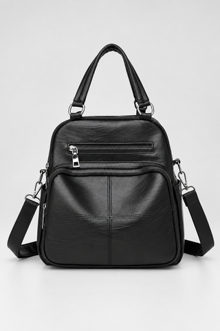 Amanda Convertible Soft Leather Messenger Bag