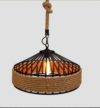 Hemp Rope Pendant Ceiling Light