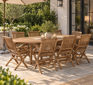 Cardige Extendable Dining Table Set