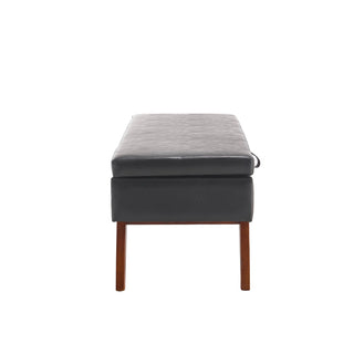 Teddy Wool Fabric Storage Footstool