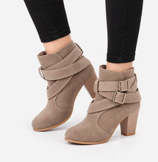 Martina Buckle Ankle Boots
