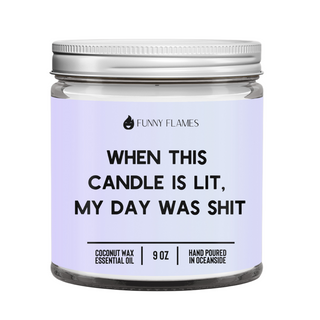 Funny Flames Coconut Wax Candle