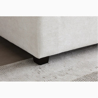 130" Modular Linen Sectional Sofa