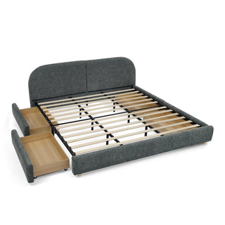 Qualicum Curved Headboard Storage Bed