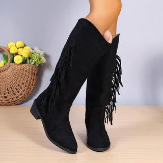 Marfa Fringe Western Boots