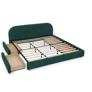 Qualicum Curved Headboard Storage Bed