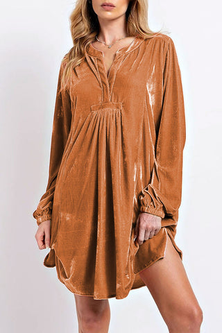 Murphys Velvet V-Neck Dress