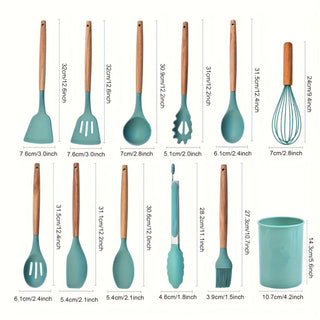 Silicone Kitchen Utensil Set