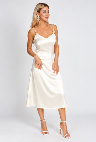 Pearl Satin Slip Dress