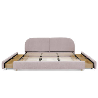 Qualicum Curved Headboard Storage Bed
