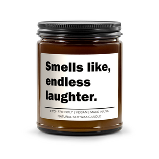 'Endless Laughter' Candle