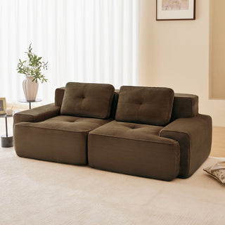 Agassiz Modular Corduroy Sectional Sofa
