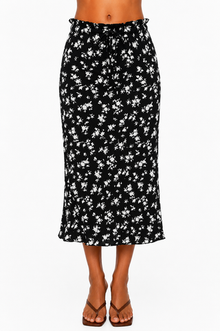 Forever 21 Floral Midi Skirt