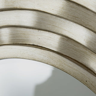 Silverton Sculpted Round Wall Mirror