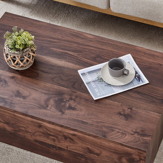 Walnut Wood Grain Coffee Table