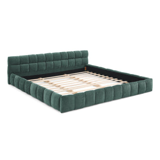 Crescent Valley Chenille Upholstered Platform Bed