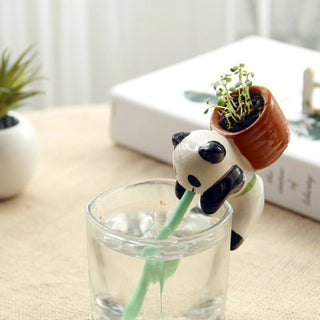Animal Self Watering Sprout Straw