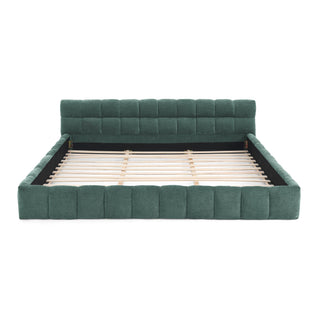 Crescent Valley Chenille Upholstered Platform Bed