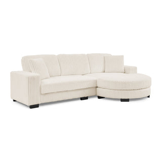 Corduroy Sleeper Modular Sectional Sofa