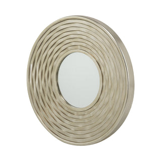 Silverton Sculpted Round Wall Mirror