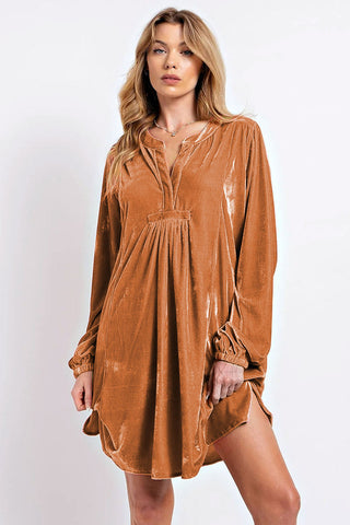 Murphys Velvet V-Neck Dress