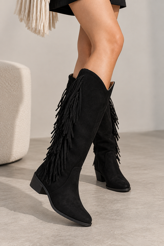 Marfa Fringe Western Boots