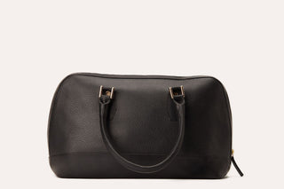 Laguna Pebbled Leather Tote in Black – view 5