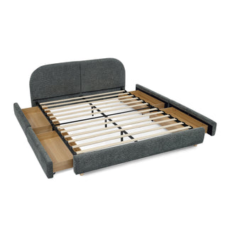 Qualicum Curved Headboard Storage Bed