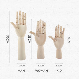 Wooden Hand Decor