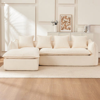 3-Seater L-Shape Sofa with Chaise