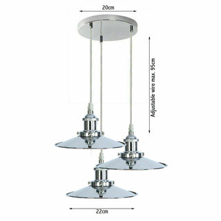 3-Light Pendant Ceiling Fixture