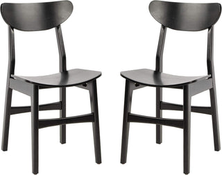 Retro Wood Dining Chair Set Of 2
