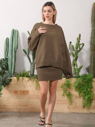Fairview Lounge Sweater & Skirt Set