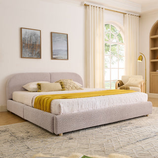 Qualicum Curved Headboard Storage Bed