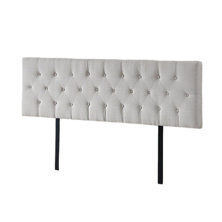 King-Sized Linen Headboard